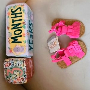 Carter's Pink Tropical Sandals